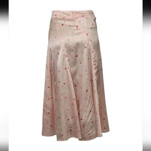 Ganni silk floral skirt size 4